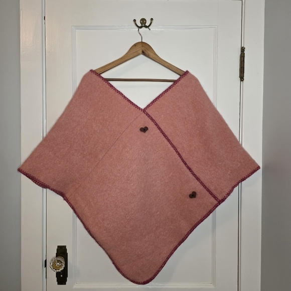 Jackets & Blazers - Wool Capelet – Dusty Rose